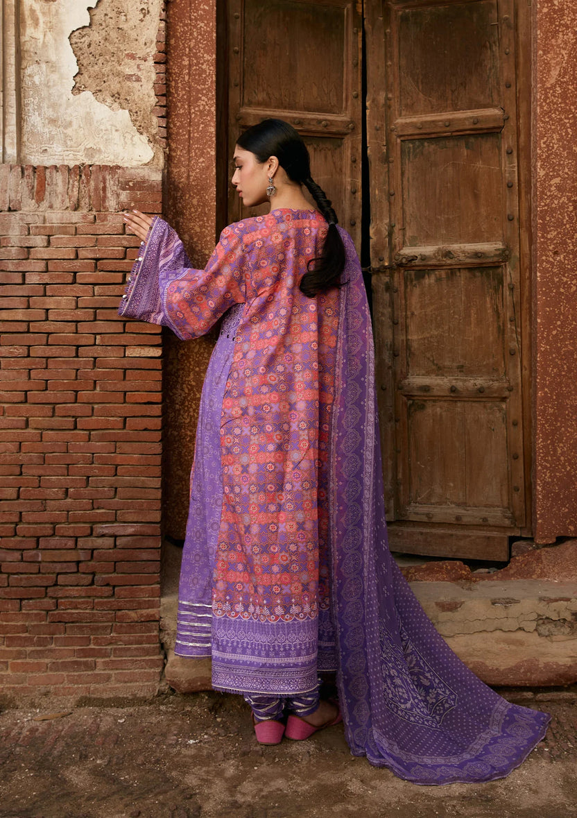 Kahf Premium | Prints Collection 26 | KPS-3B ZARMEENA - Luxury Dress - available at Maria Faisal in UK and USA.