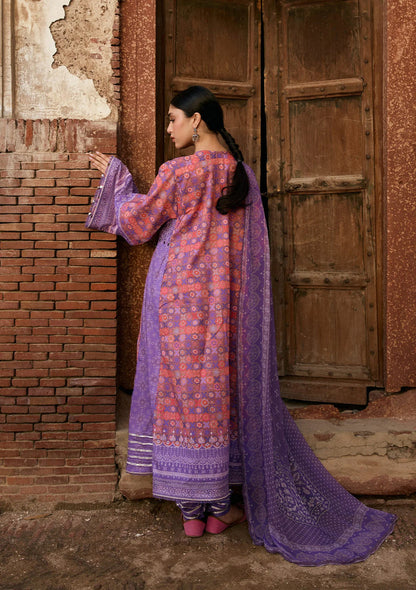 Kahf Premium | Prints Collection 26 | KPS-3B ZARMEENA - Luxury Dress - available at Maria Faisal in UK and USA.