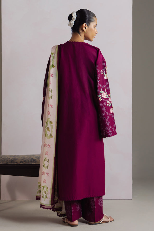 Zara Shahjahan | Coco Prints 26 | Mahori - Casual Dress - available at Maria Faisal in UK and USA.