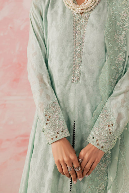 Nureh | Shades of Summer | NP-753 - Luxury Dress - available at Maria Faisal in UK and USA.