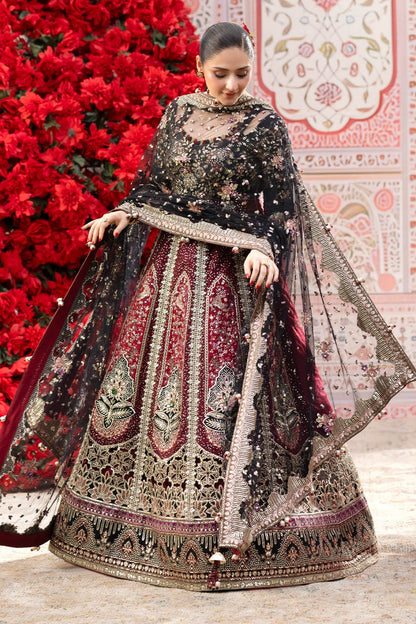 Nureh | Jhoomro Formals | NL-95 Emara - Formal Dress - available at Maria Faisal in UK and USA.