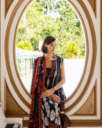 Esmel | Mon Tresor Luxe Lawn 26 | Amor Omnia Vincit - Luxury Dress - available at Maria Faisal in UK and USA.