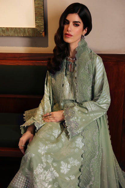 Nureh | Exclusive Jacquard | NE-226 - Luxury Dress - available at Maria Faisal in UK and USA.