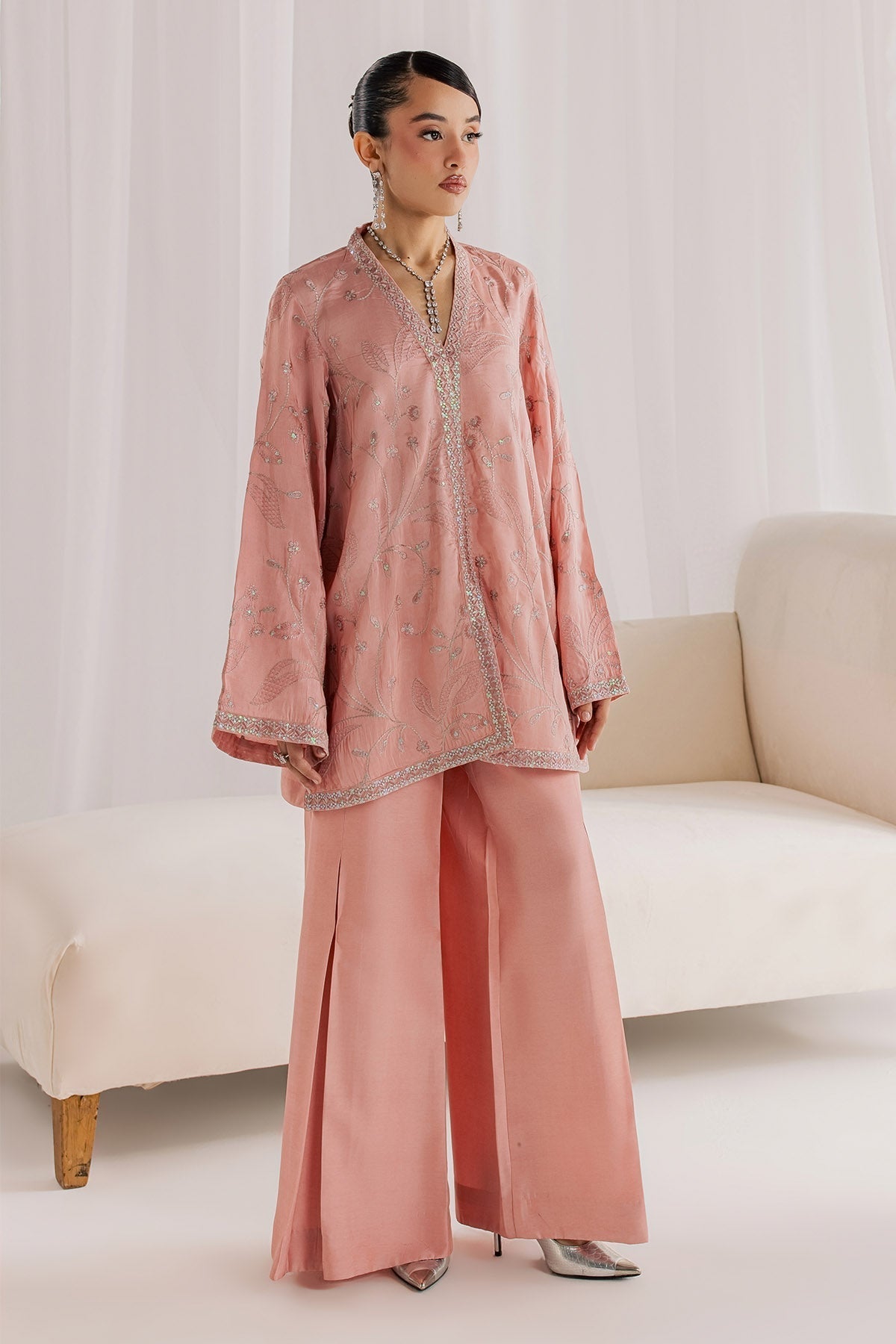 Nureh | Fancy Formal 26 | NP-798 - Formal Dress - available at Maria Faisal in UK and USA.