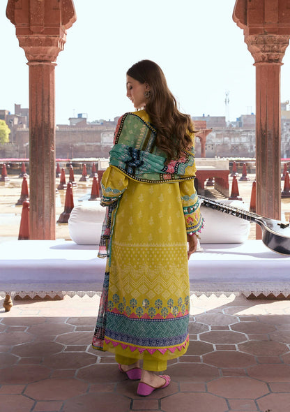 Kahf Premium | Prints Collection 26 | KPS-8A ZARAFSHAN - Luxury Dress - available at Maria Faisal in UK and USA.