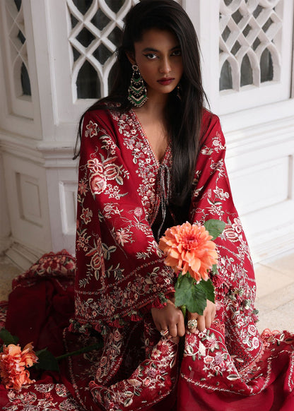 Hussain Rehar | Kalabagh Luxury Lawn 26 | Kastanaa - Luxury Dress - available at Maria Faisal in UK and USA.