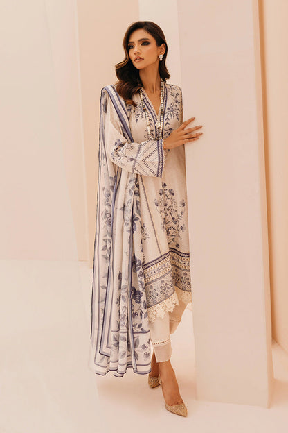 Mina Hasan | Signature Pret | Blue Hue - Luxury Dress - available at Maria Faisal in UK and USA.