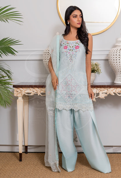 Layla Chatoor | Pret A Porter | LC-40 - Luxury Dress - available at Maria Faisal in UK and USA.