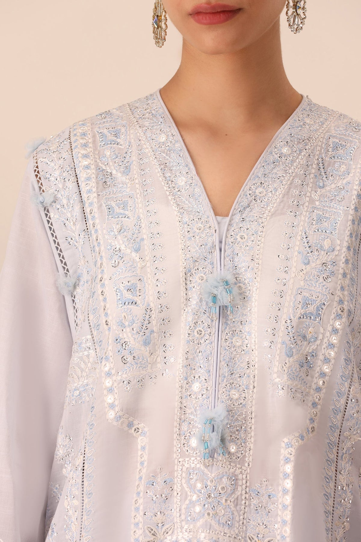 Elan | Stitched Pret 26 | ROUHAAN (EL26-04 A ST) - Luxury Dress - available at Maria Faisal in UK and USA.