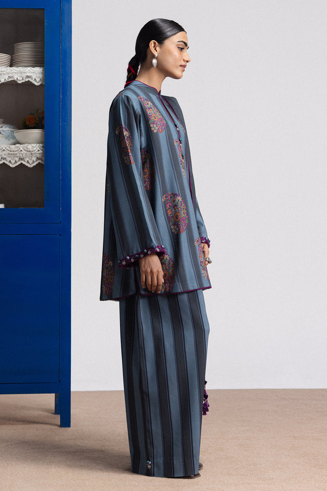 Zara ShahJahan | Coco Prints Winter 26 | Rania-4B - Luxury Dress - available at Maria Faisal in UK and USA.