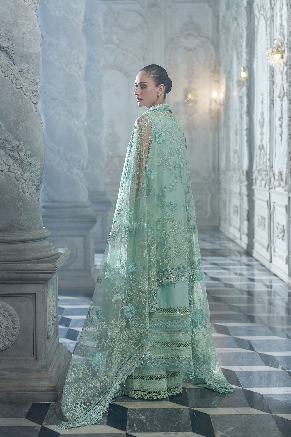 Sobia Nazir | Luxury Lawn Eid 26 | 4B - Luxury Dress - available at Maria Faisal in UK and USA.