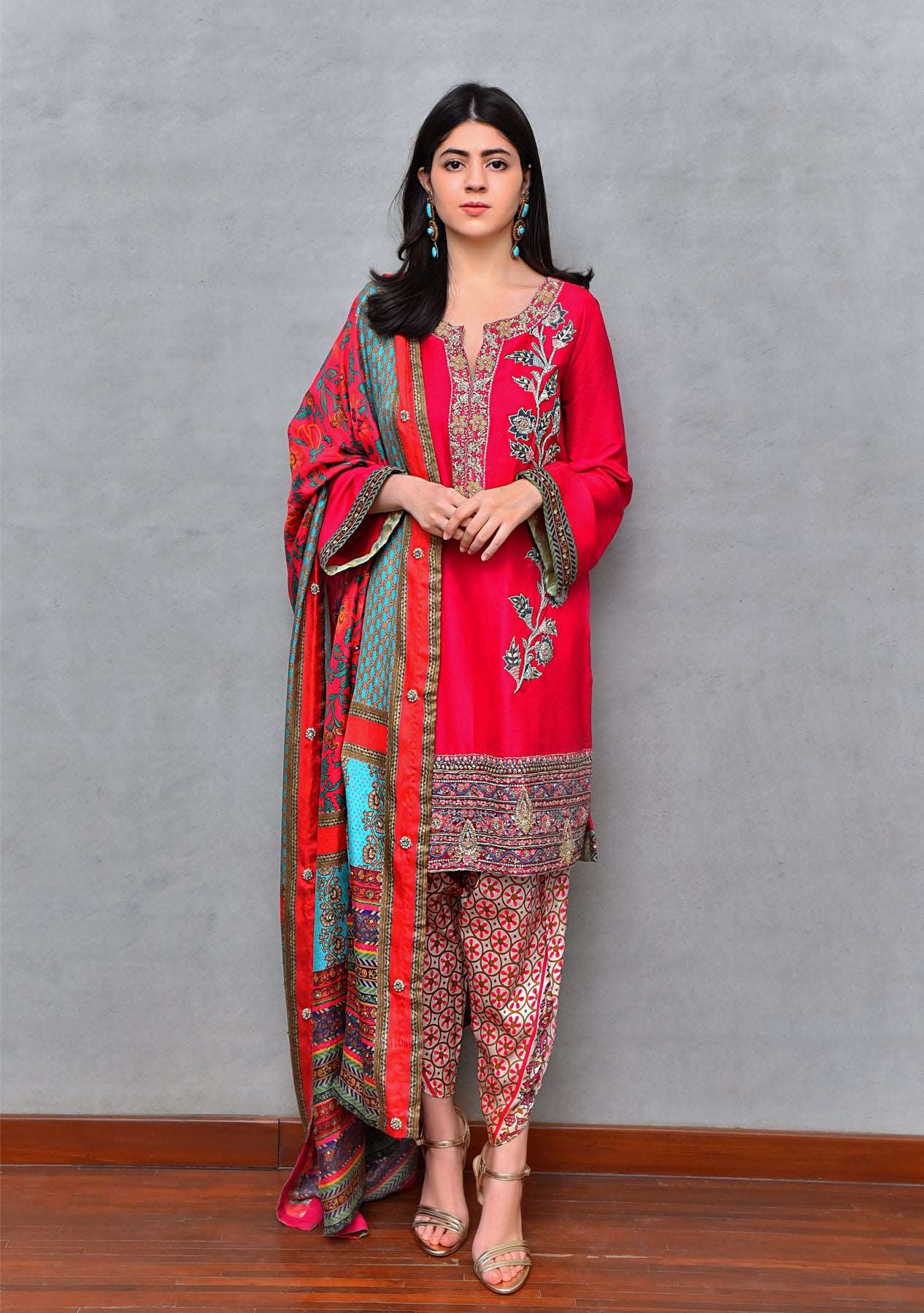 Layla Chatoor | Pret A Porter | LC-06 - Luxury Dress - available at Maria Faisal in UK and USA.