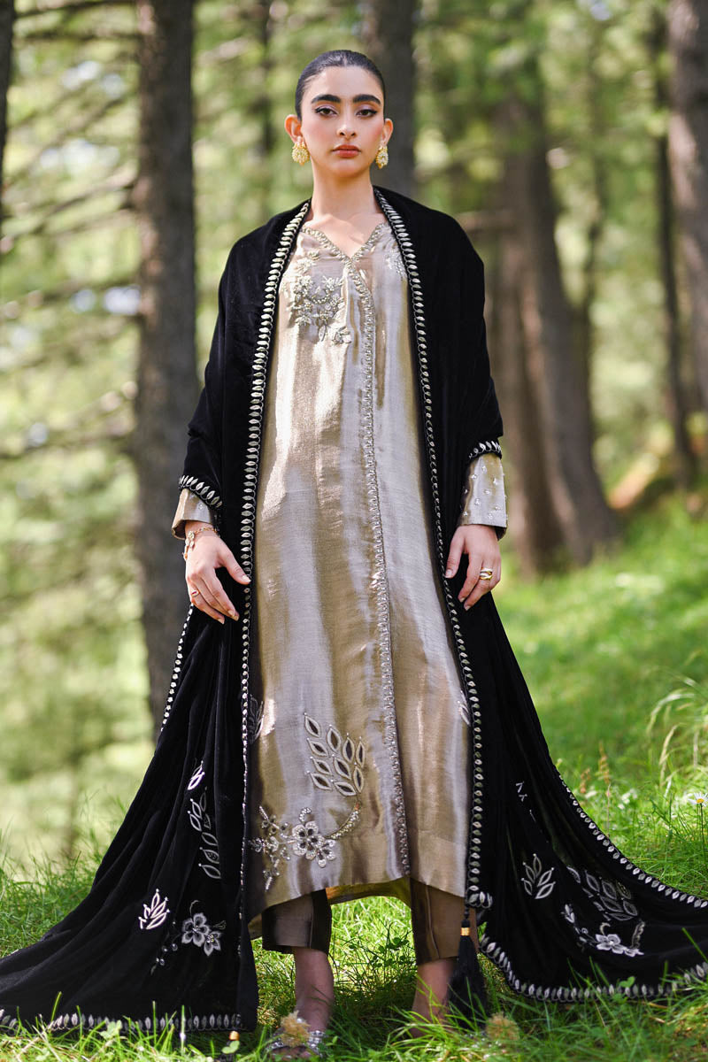 Hue Pret | Farasha Luxury Winter | Melek - Ladies Clothes - Maria Faisal