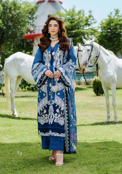 Elaf Premium | Luxury Lawn 25 | ELH-2A ZIVA by Maria Faisal - Registered Vendor of : Elaf Premium - type : Ladies Clothes - 100% original wedding dresses