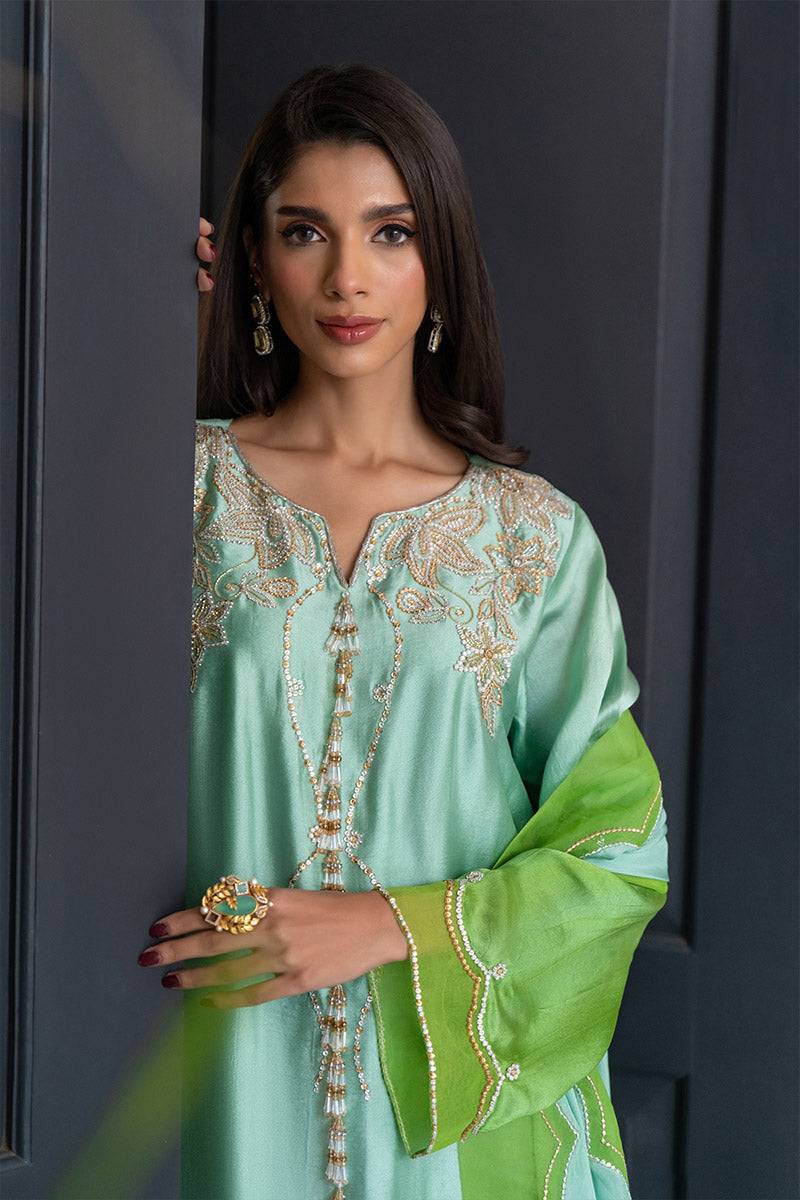 Chic Ophicial | Celenia Pret | Ombre Green by Maria Faisal - Registered Vendor of : Chic Ophicial - type : Ladies Clothes - 100% original wedding dresses
