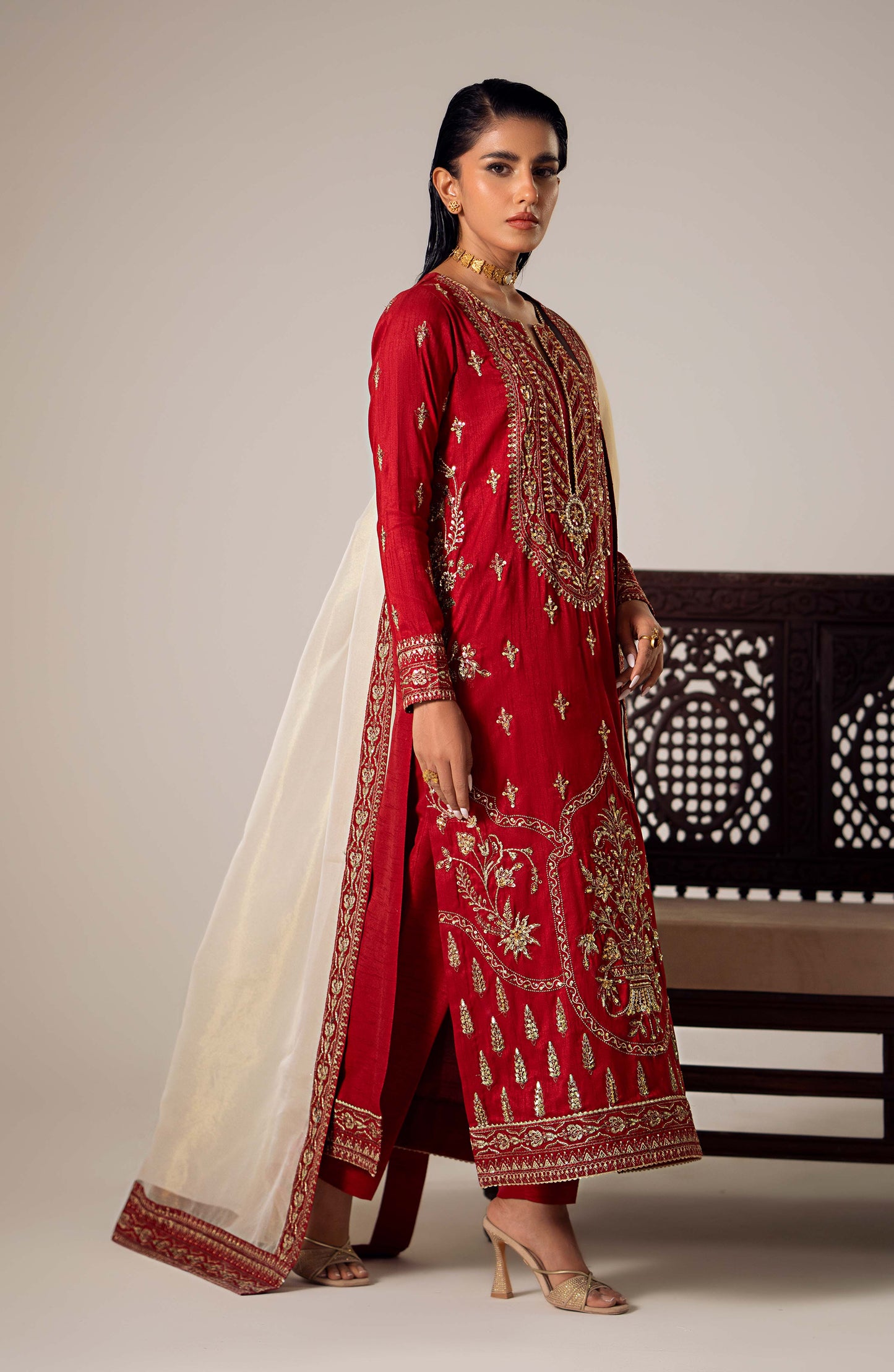 Maryum N Maria | Dastan Formals | MIRA - MS40017 - Ladies Clothes - Maria Faisal