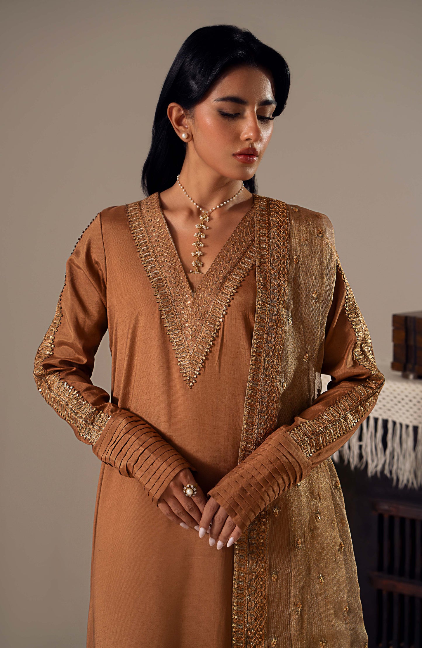 Maryum N Maria | Dastan Formals | ZARIA - MS40019 - Ladies Clothes - Maria Faisal