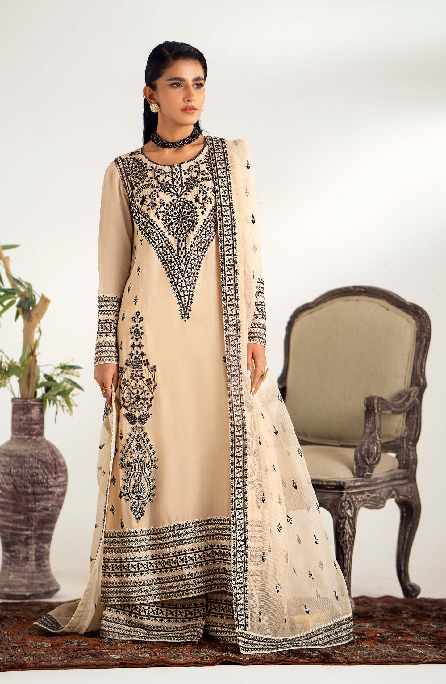 Maryum N Maria | Dastan Formals | DEYA - MS40022 - Ladies Clothes - Maria Faisal