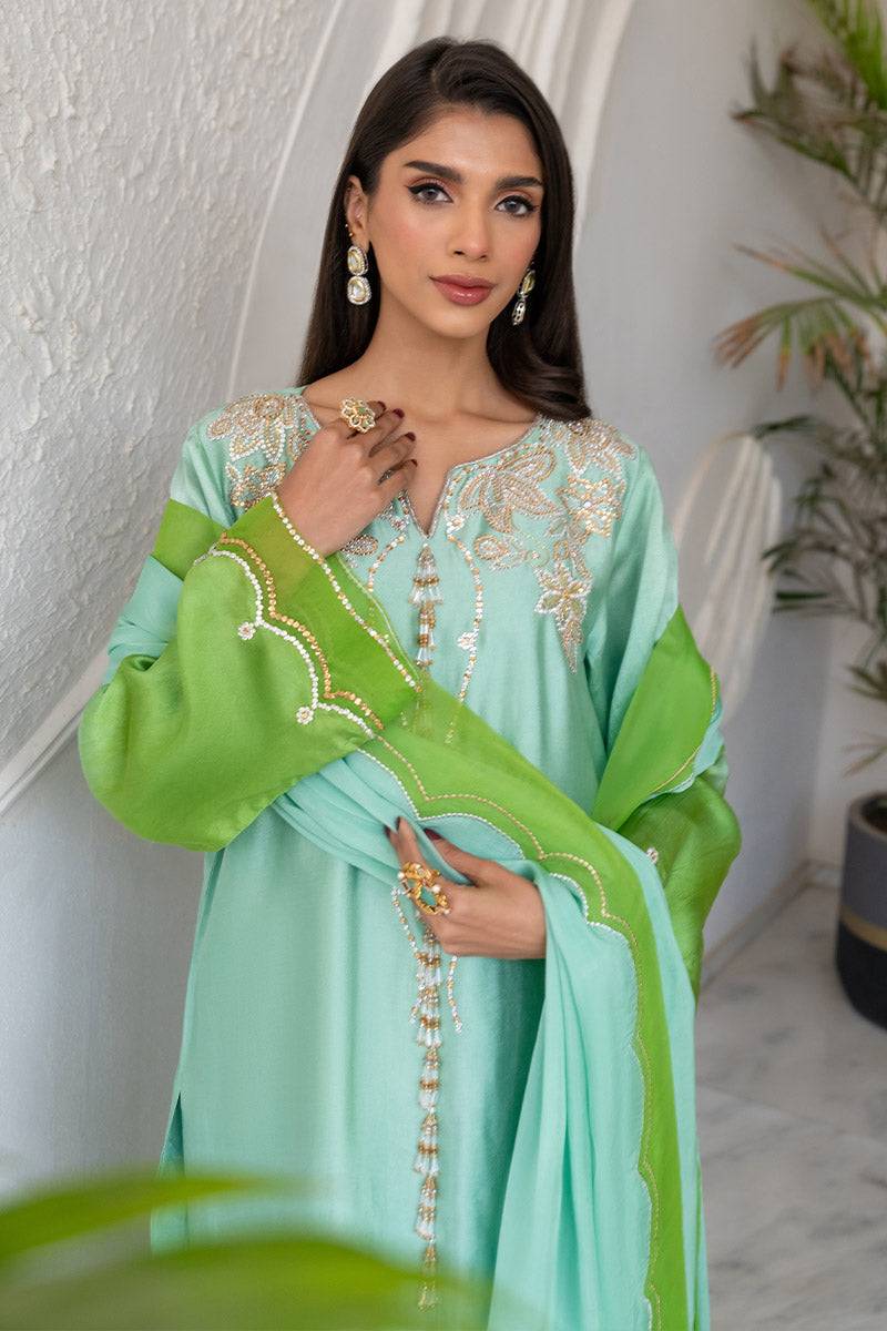 Chic Ophicial | Celenia Pret | Ombre Green by Maria Faisal - Registered Vendor of : Chic Ophicial - type : Ladies Clothes - 100% original wedding dresses