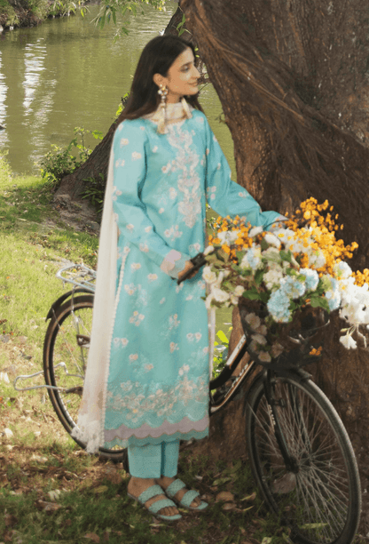 Hum Dum | Summer Breeze 25 | D06 by Maria Faisal - Registered Vendor of : Hum Dum - type : Ladies Clothes - 100% original wedding dresses