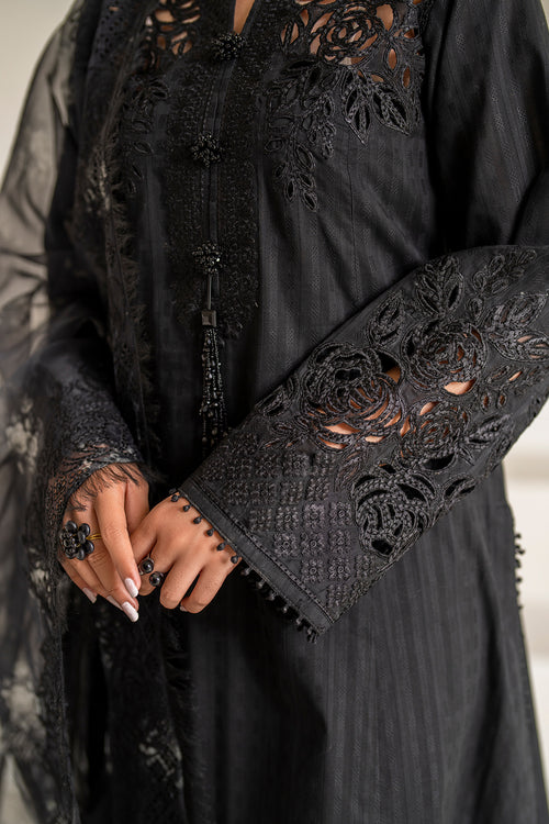 Baroque | Luxury Pret 24 | LAWN UF-673 - Designer Dress with Intricate embroidery and embellishments. Shop elegent wedding dress at Maria Faisal.