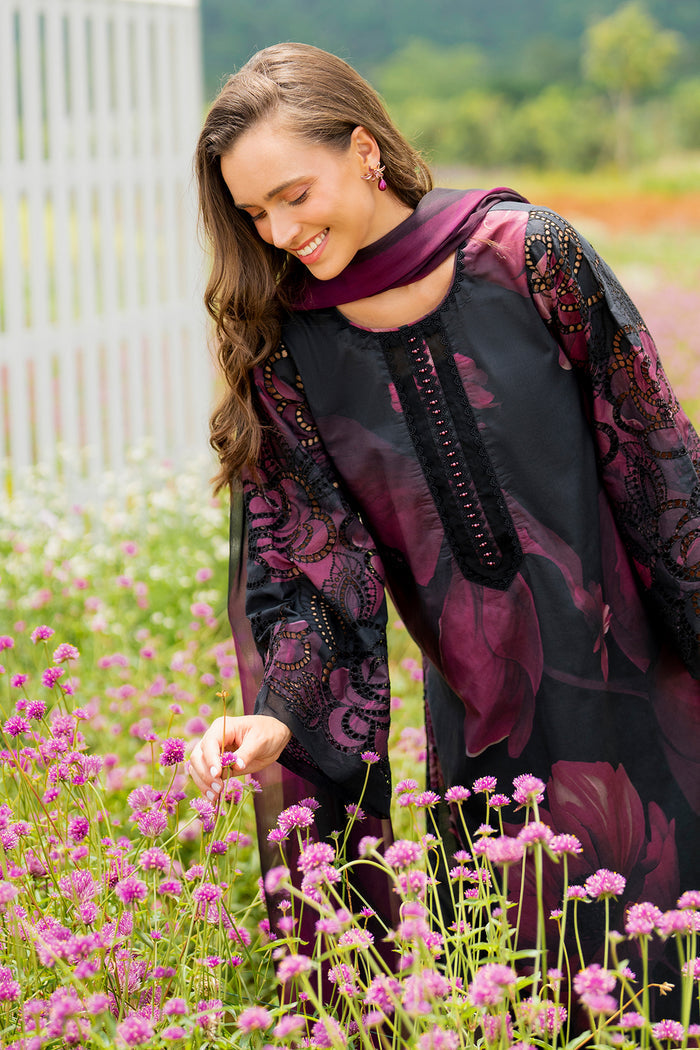 Baroque | Luxury Pret Summer | UF-4214 - Luxury Dress - available at Maria Faisal in UK and USA.