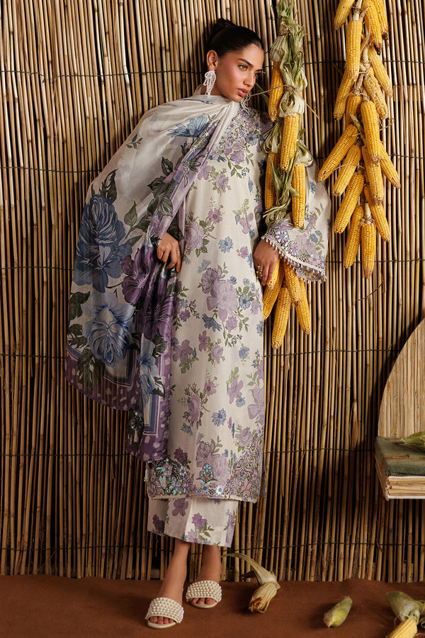 Baroque | Luxury Summer Pret | F-4528 - Luxury Dress - available at Maria Faisal in UK and USA.
