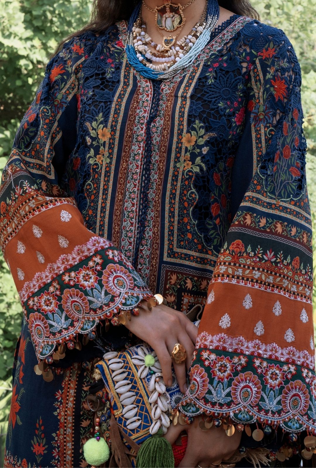 AJR Couture | Sard Sham | Kaneez - Casual Dress - available at Maria Faisal in UK and USA.