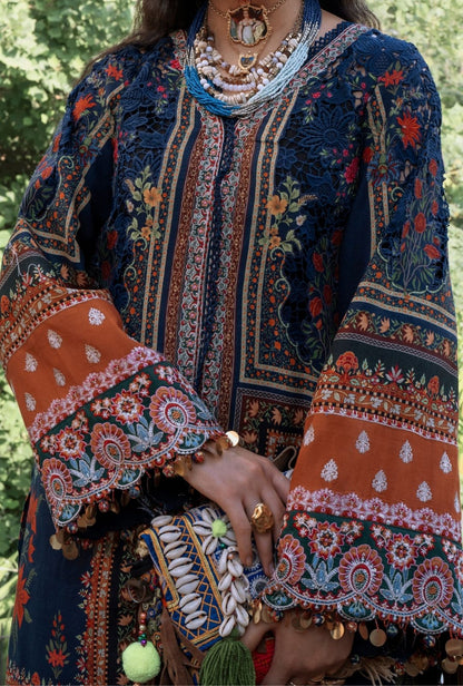 AJR Couture | Sard Sham | Kaneez - Casual Dress - available at Maria Faisal in UK and USA.