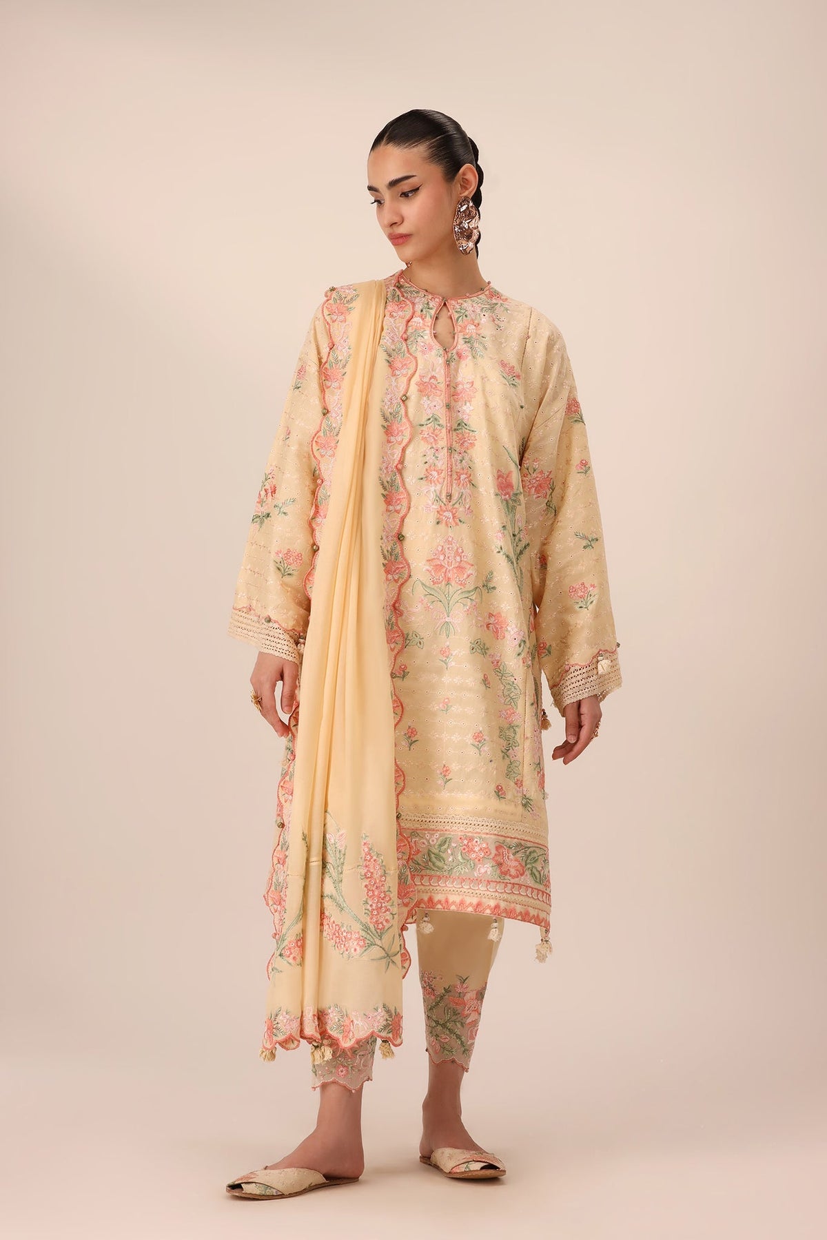 Elan | Stitched Pret 26 | MEHRVAAN (EL26-10 A ST) - Luxury Dress - available at Maria Faisal in UK and USA.
