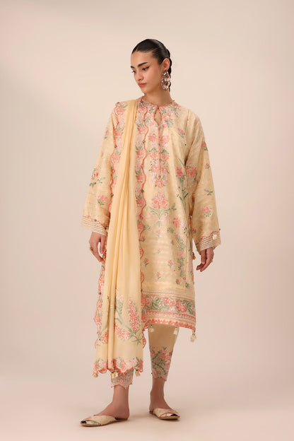 Elan | Stitched Pret 26 | MEHRVAAN (EL26-10 A ST) - Luxury Dress - available at Maria Faisal in UK and USA.