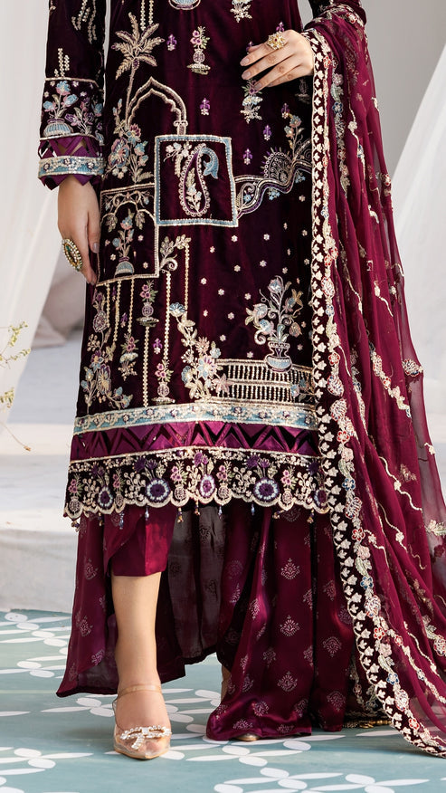 Zebtan | Andaz e Makhmal | ZAM-09 - Ladies Clothes - Maria Faisal