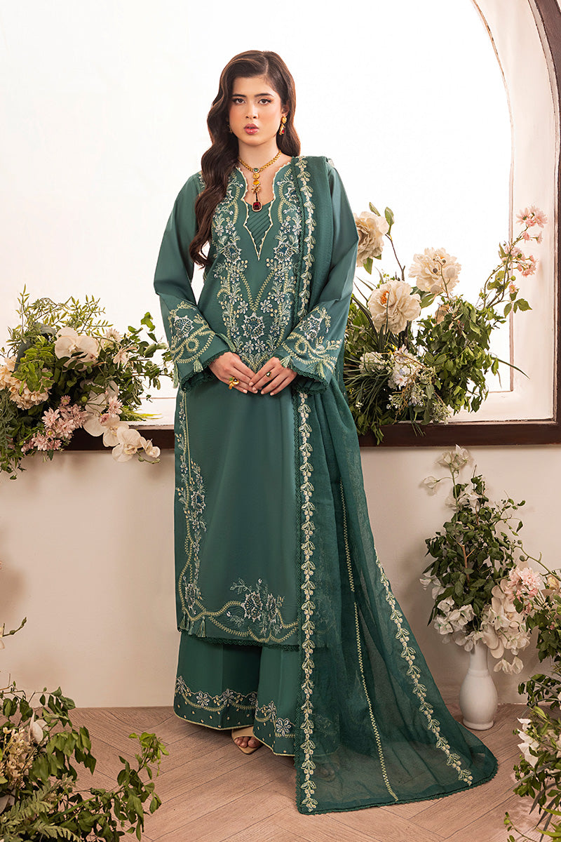 Shurooq | Mon Cheri |Jade - Luxury Dress - available at Maria Faisal in UK and USA.