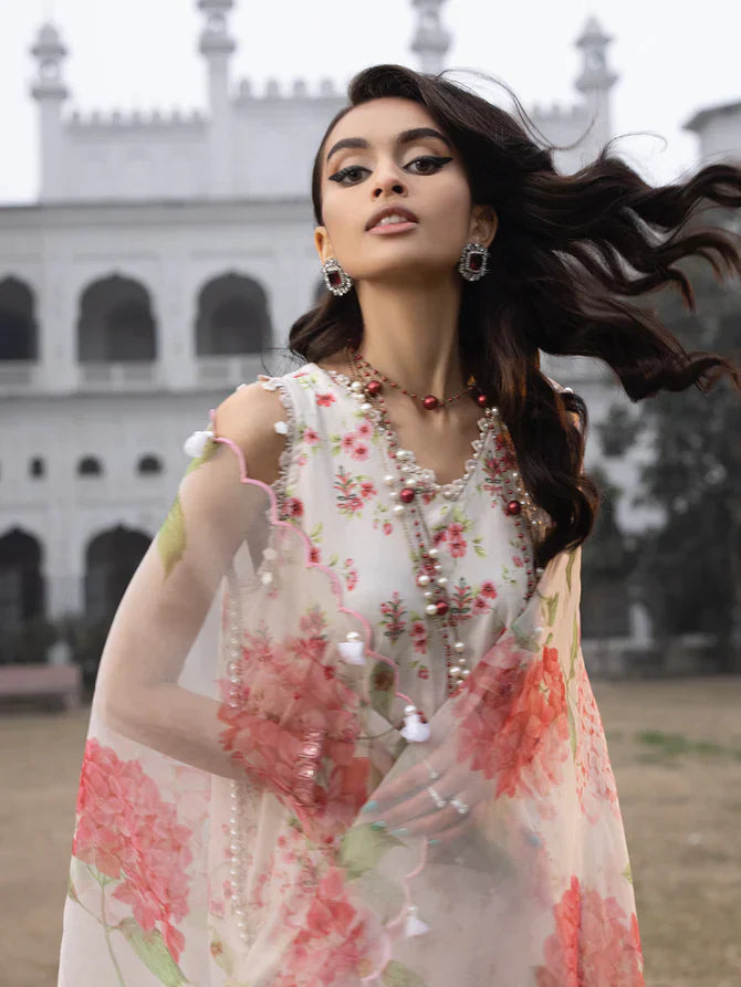 Faiza Faisal | Maya Luxury Lawn | Sandra - Maria Faisal