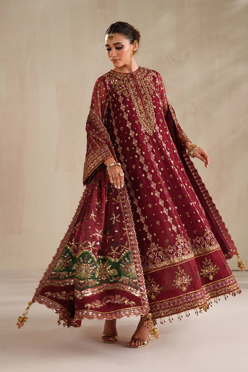 Baroque | Formals Collection | EMBROIDERED CHIFFON UF-4367 - Formal Dress - available at Maria Faisal in UK and USA.