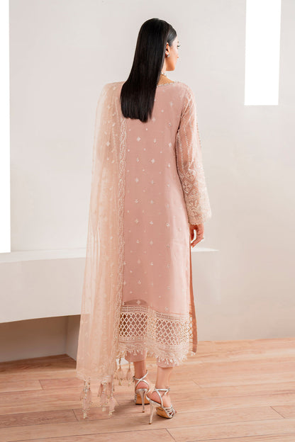 Baroque | Formals Collection | EMBROIDERED CHIFFON UF-681 - Formal Dress - available at Maria Faisal in UK and USA.