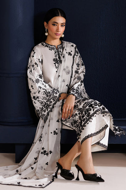Baroque | Formals Collection | EMBROIDERED JACQUARD SILK UF-4442 - Formal Dress - available at Maria Faisal in UK and USA.