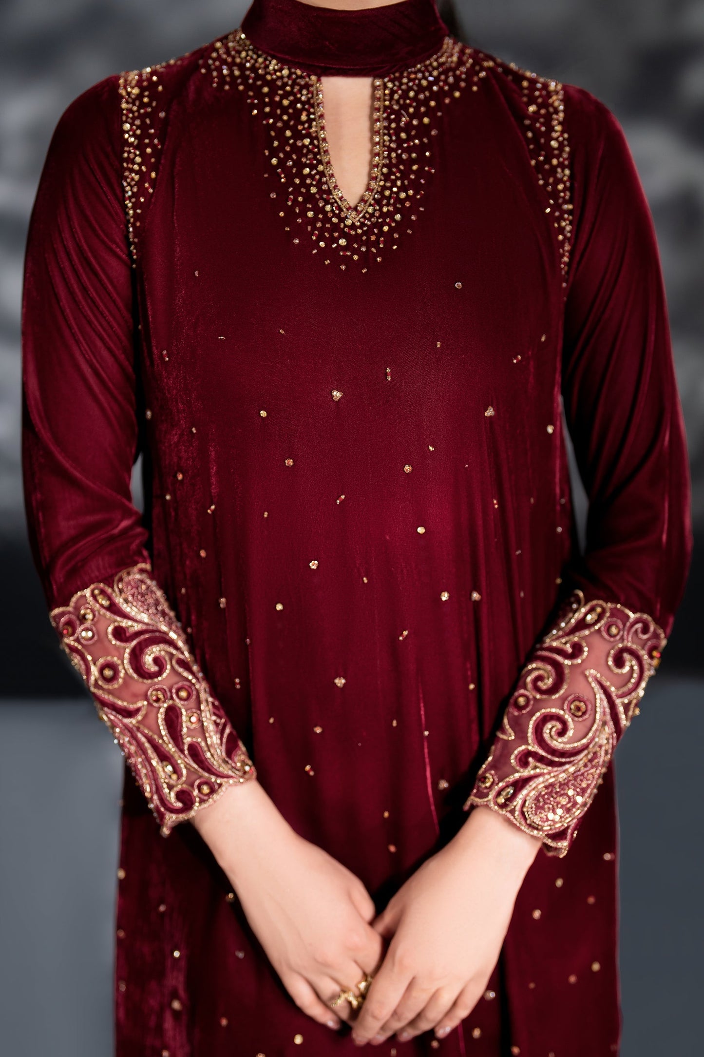 Naqshi | Makhmal 24 | WENDY - Ladies Clothes - Maria Faisal