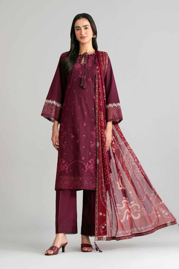 Nishat | Eid Lawn | 42601546 - Luxury Dress - available at Maria Faisal in UK and USA.