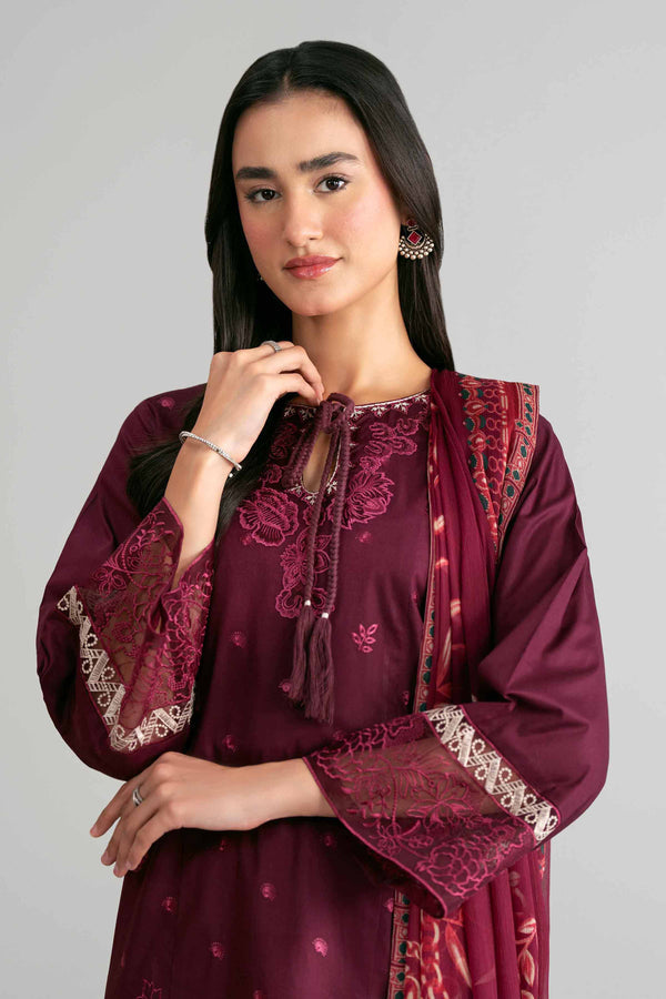 Nishat | Eid Lawn | 42601546 - Luxury Dress - available at Maria Faisal in UK and USA.