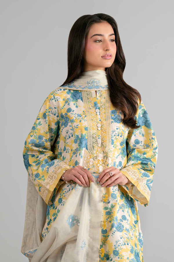 Nishat | Eid Lawn | 42601723 - Luxury Dress - available at Maria Faisal in UK and USA.