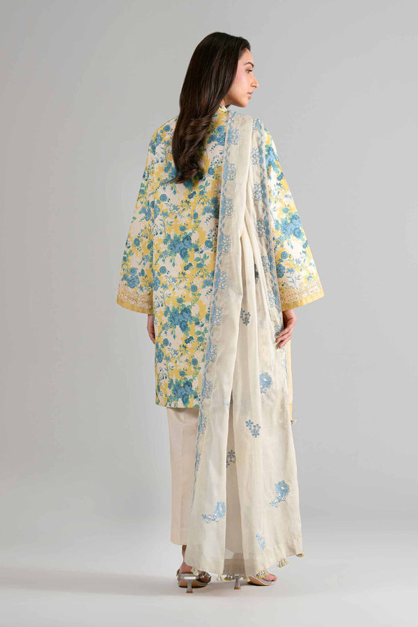 Nishat | Eid Lawn | 42601723 - Luxury Dress - available at Maria Faisal in UK and USA.