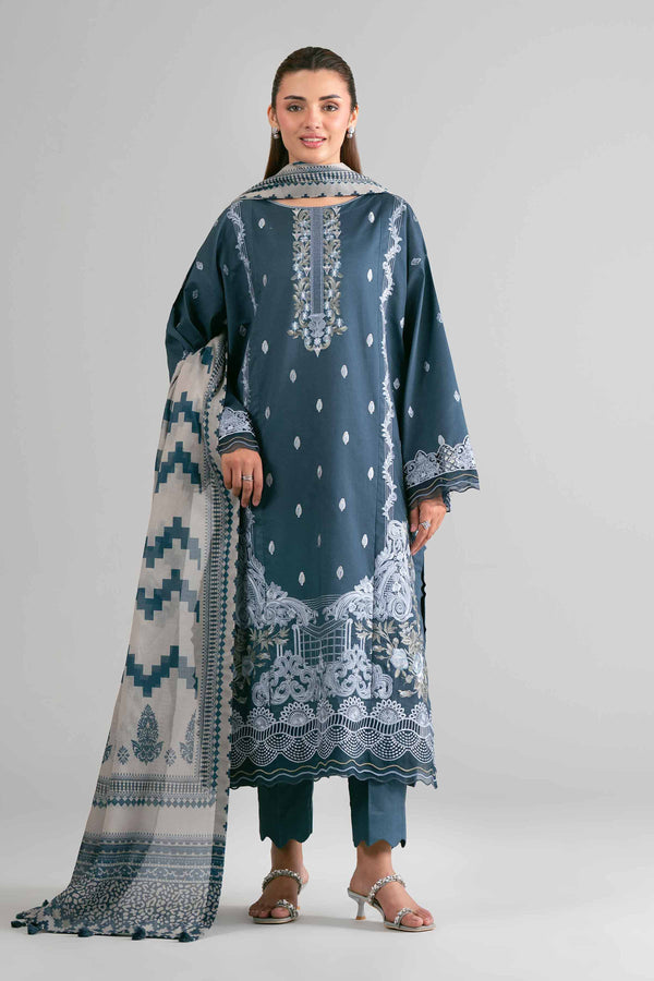 Nishat | Eid Lawn | 42601731 - Luxury Dress - available at Maria Faisal in UK and USA.