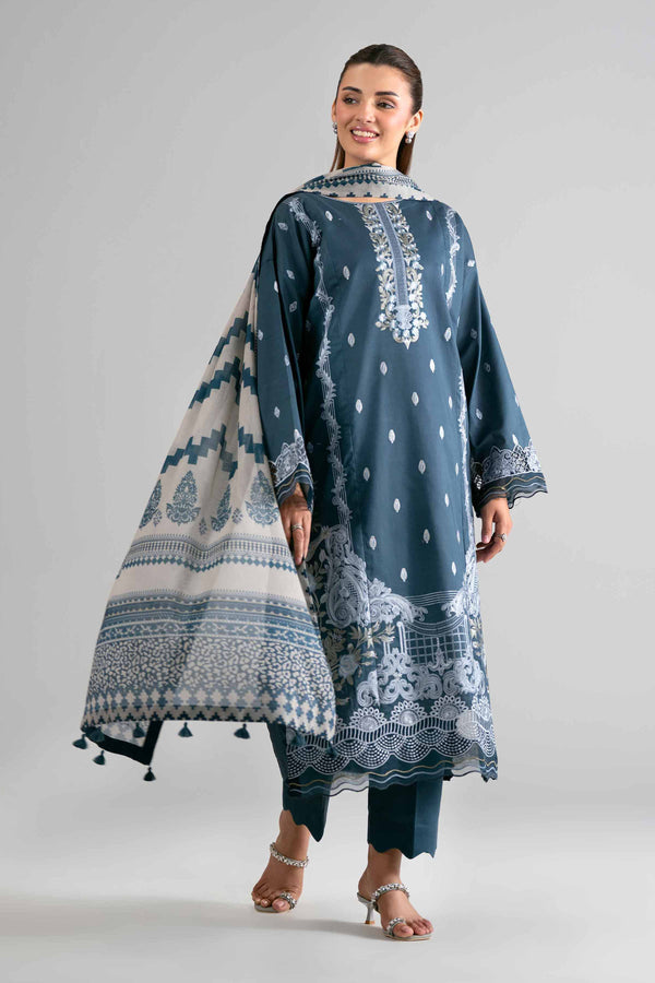 Nishat | Eid Lawn | 42601731 - Luxury Dress - available at Maria Faisal in UK and USA.