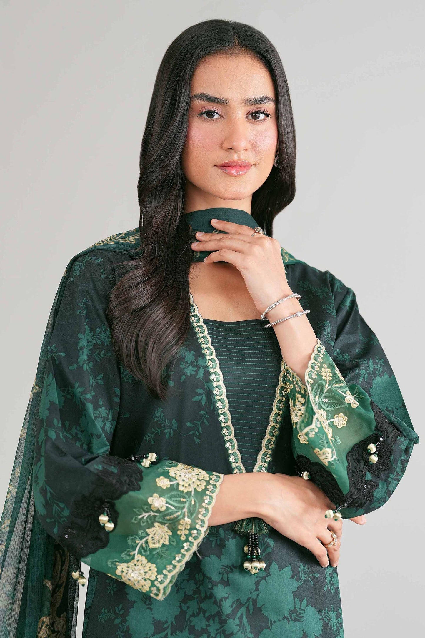Nishat | Eid Lawn | 42601747 - Luxury Dress - available at Maria Faisal in UK and USA.