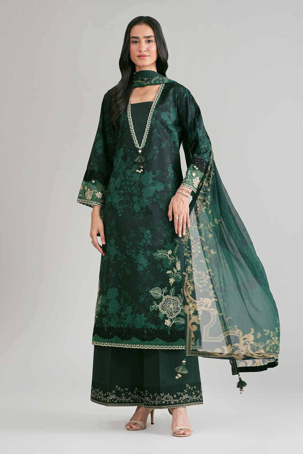 Nishat | Eid Lawn | 42601747 - Luxury Dress - available at Maria Faisal in UK and USA.