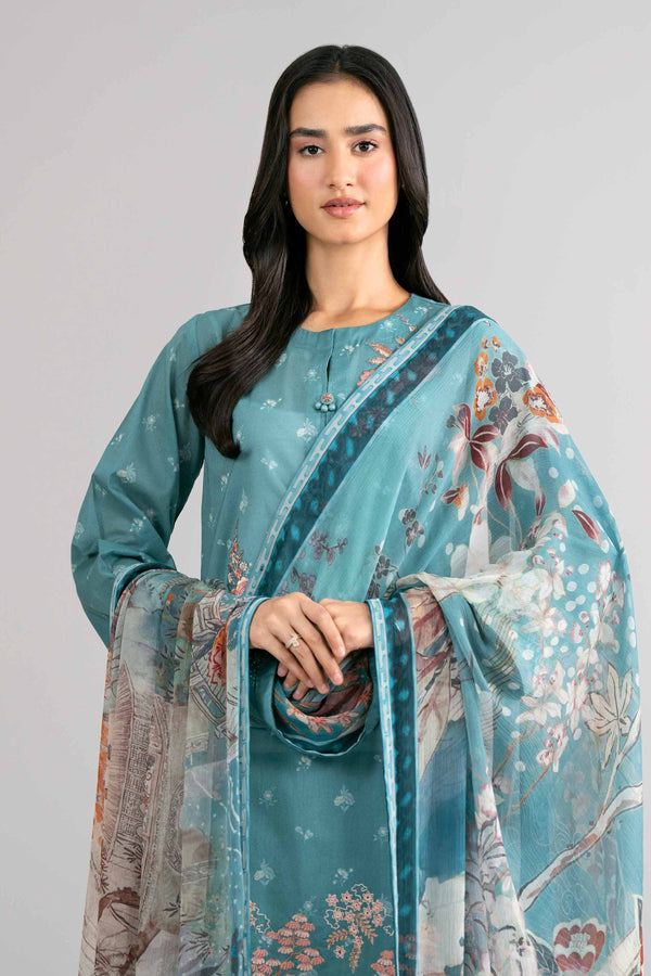 Nishat | Eid Lawn | 42601748 - Luxury Dress - available at Maria Faisal in UK and USA.