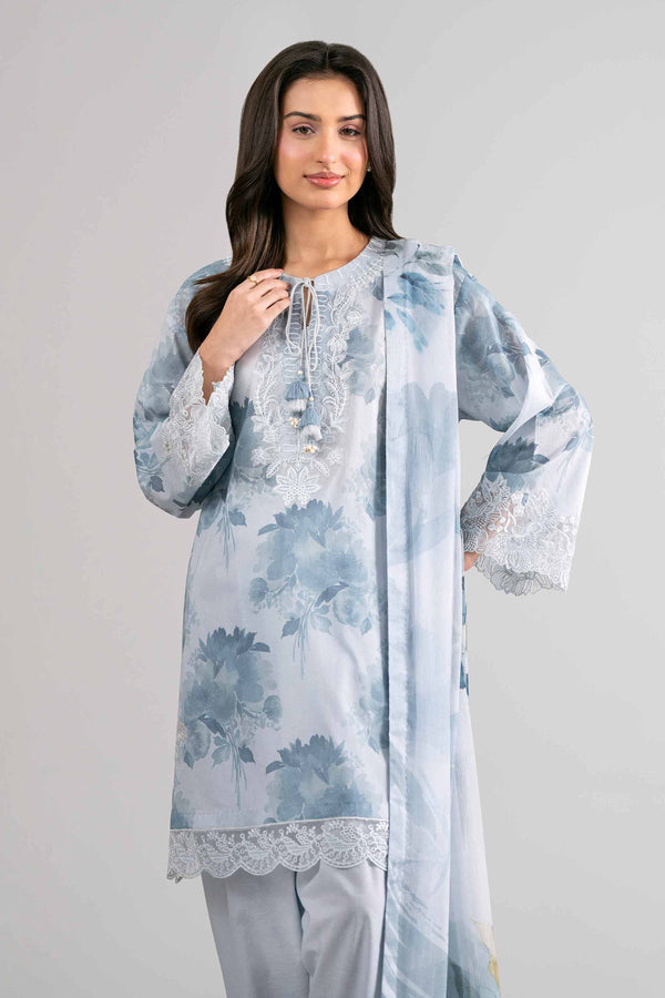 Nishat | Eid Lawn | 42601757 - Luxury Dress - available at Maria Faisal in UK and USA.