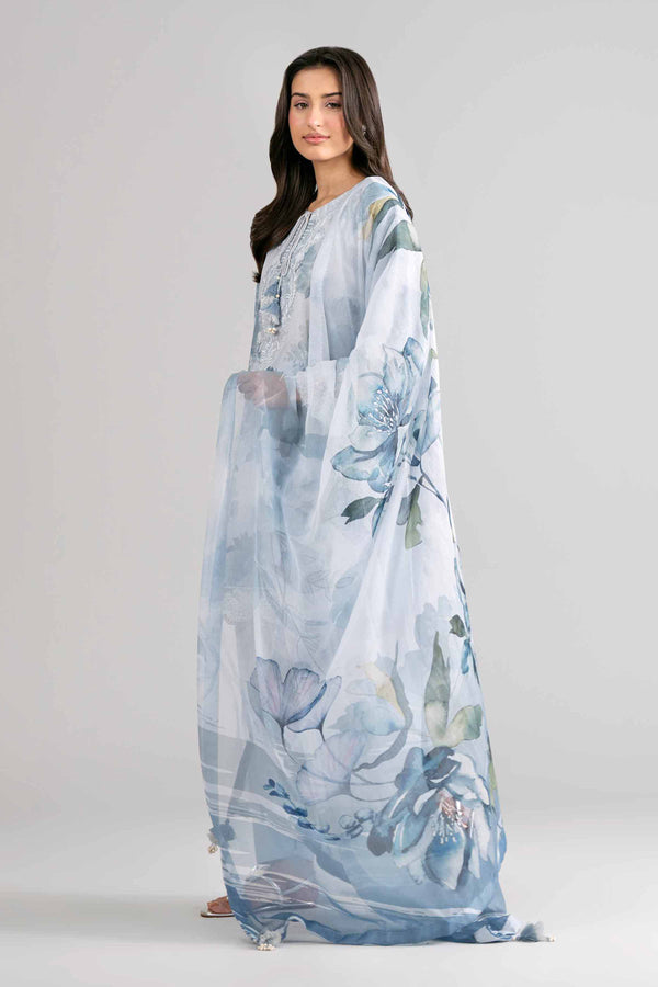 Nishat | Eid Lawn | 42601757 - Luxury Dress - available at Maria Faisal in UK and USA.
