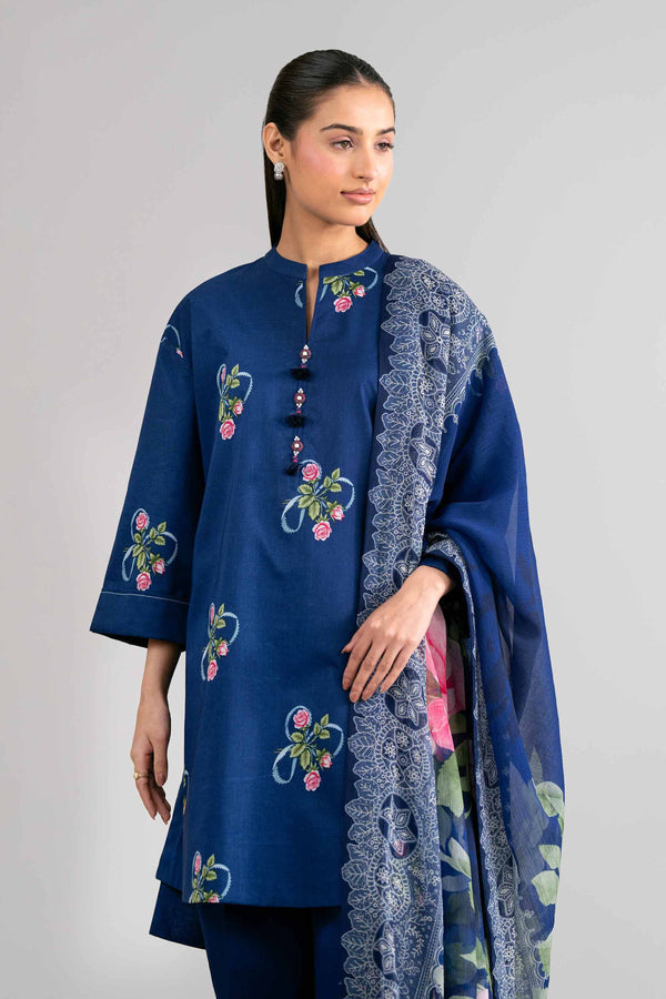 Nishat | Eid Lawn | 42601763 - Luxury Dress - available at Maria Faisal in UK and USA.